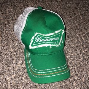 Budweiser green shamrock baseball cap